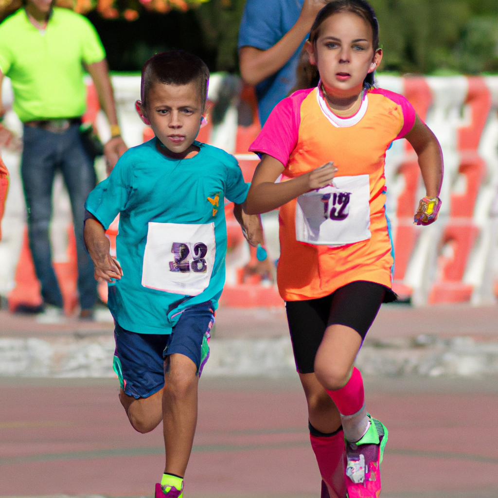 ¿Qué son las carreras de relevos para niños?